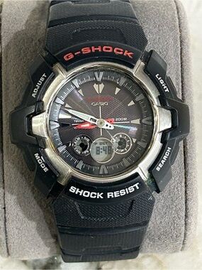 CASIO G-SHOCK GW-1500J-1AJF Black Resin Tough Solar Digital Analog Watch